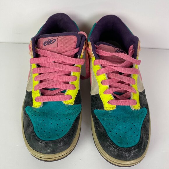 Nike SB Dunk Low 6.0 Shoes Women's 8.5 Sneakers 314141 361 Colorblock - Picture 4 of 15